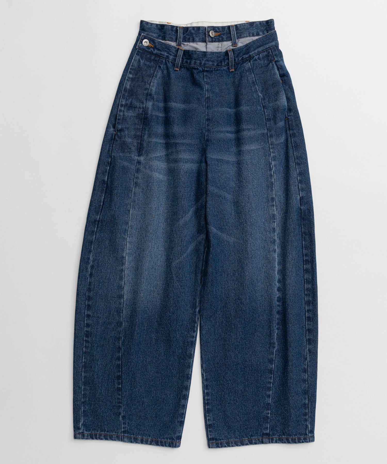 【26AUTUMN PRE-ORDER】2WAY Turn-Back Denim