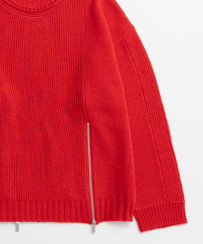 [25winter 선주문] 긴 지퍼 니트 풀오버