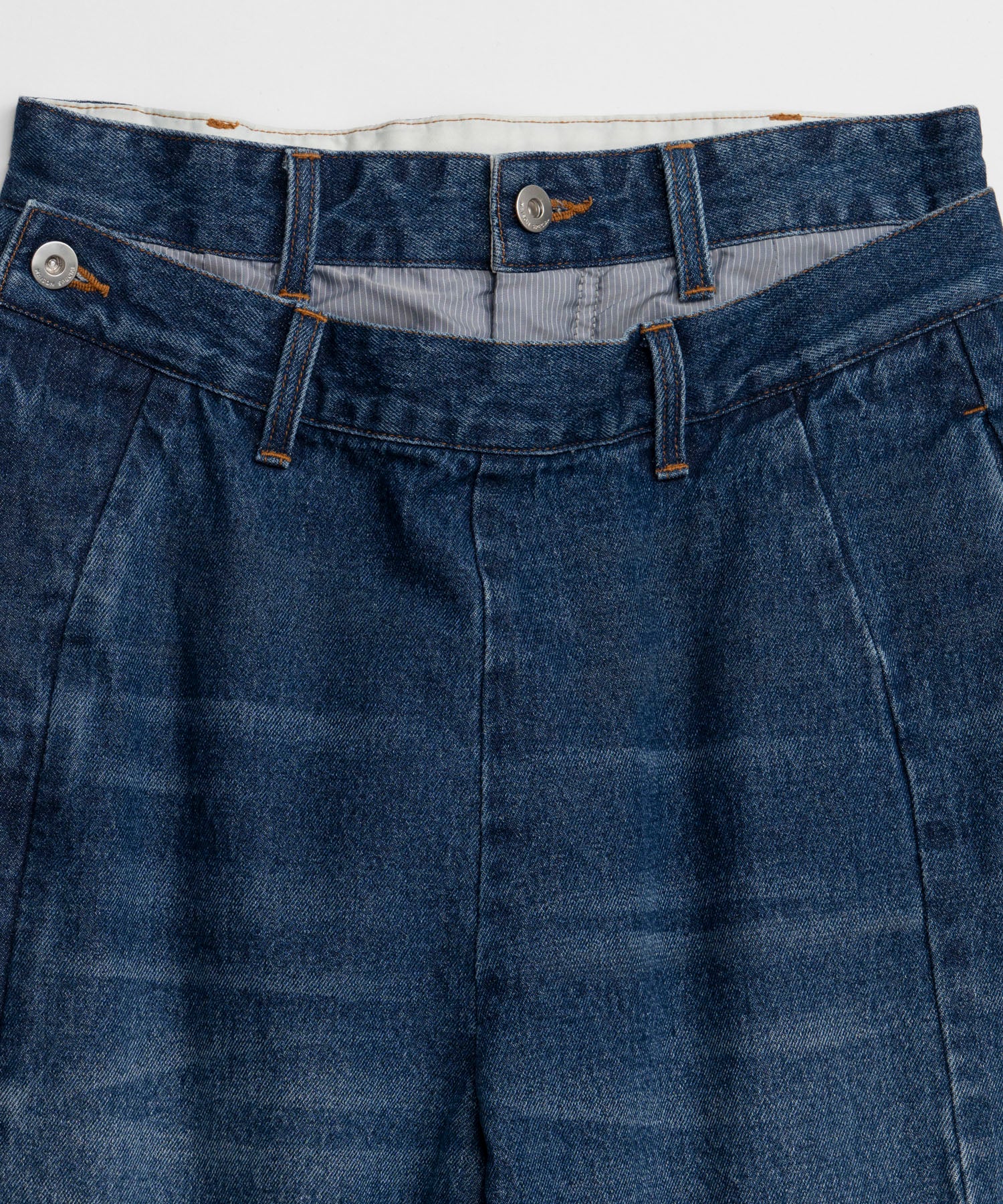 【26AUTUMN PRE-ORDER】2WAY Turn-Back Denim
