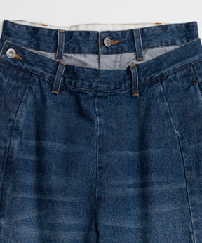 【26AUTUMN PRE-ORDER】2WAY Turn-Back Denim