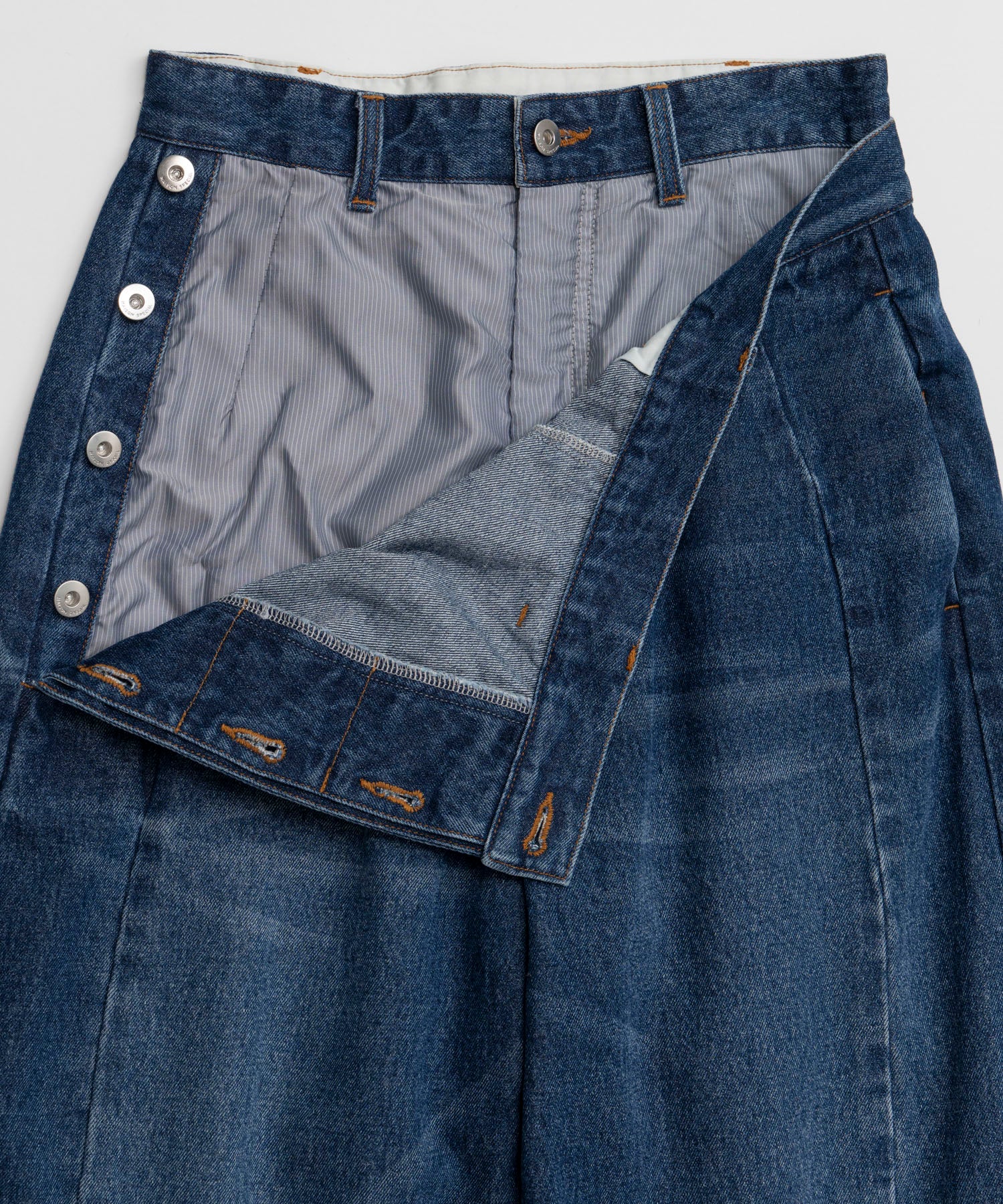 【26AUTUMN PRE-ORDER】2WAY Turn-Back Denim