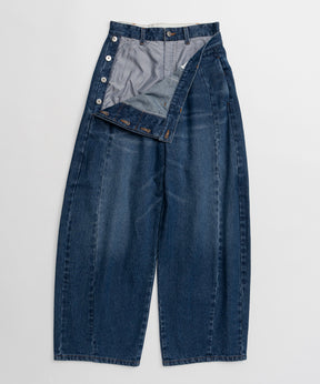 【26AUTUMN PRE-ORDER】2WAY Turn-Back Denim
