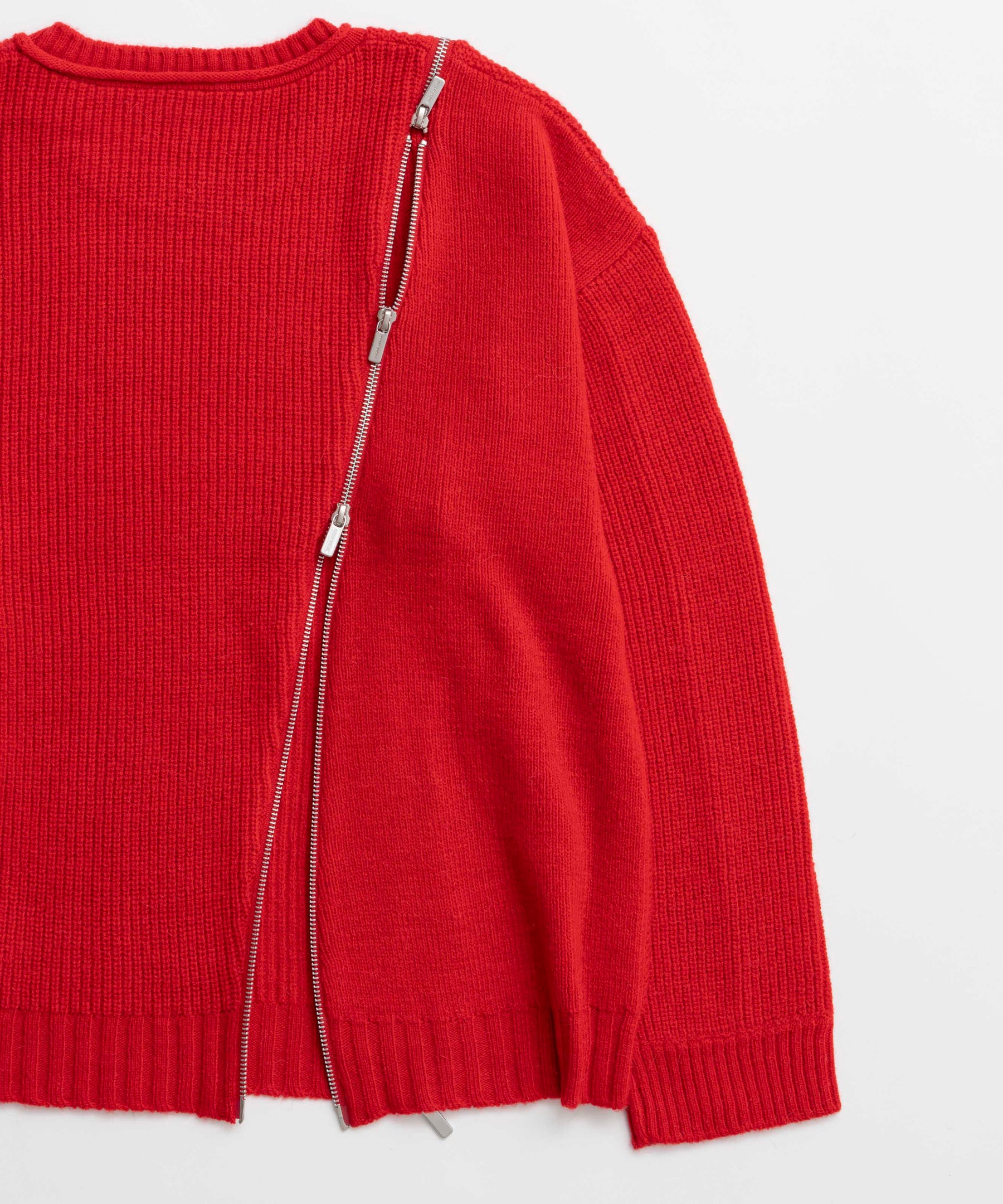 [25winter 선주문] 긴 지퍼 니트 풀오버