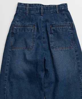 【26AUTUMN PRE-ORDER】2WAY Turn-Back Denim
