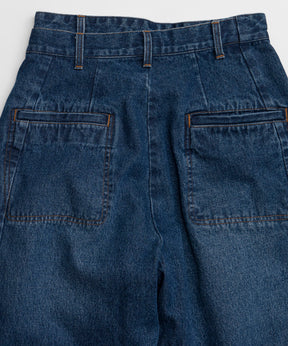 【26AUTUMN PRE-ORDER】2WAY Turn-Back Denim