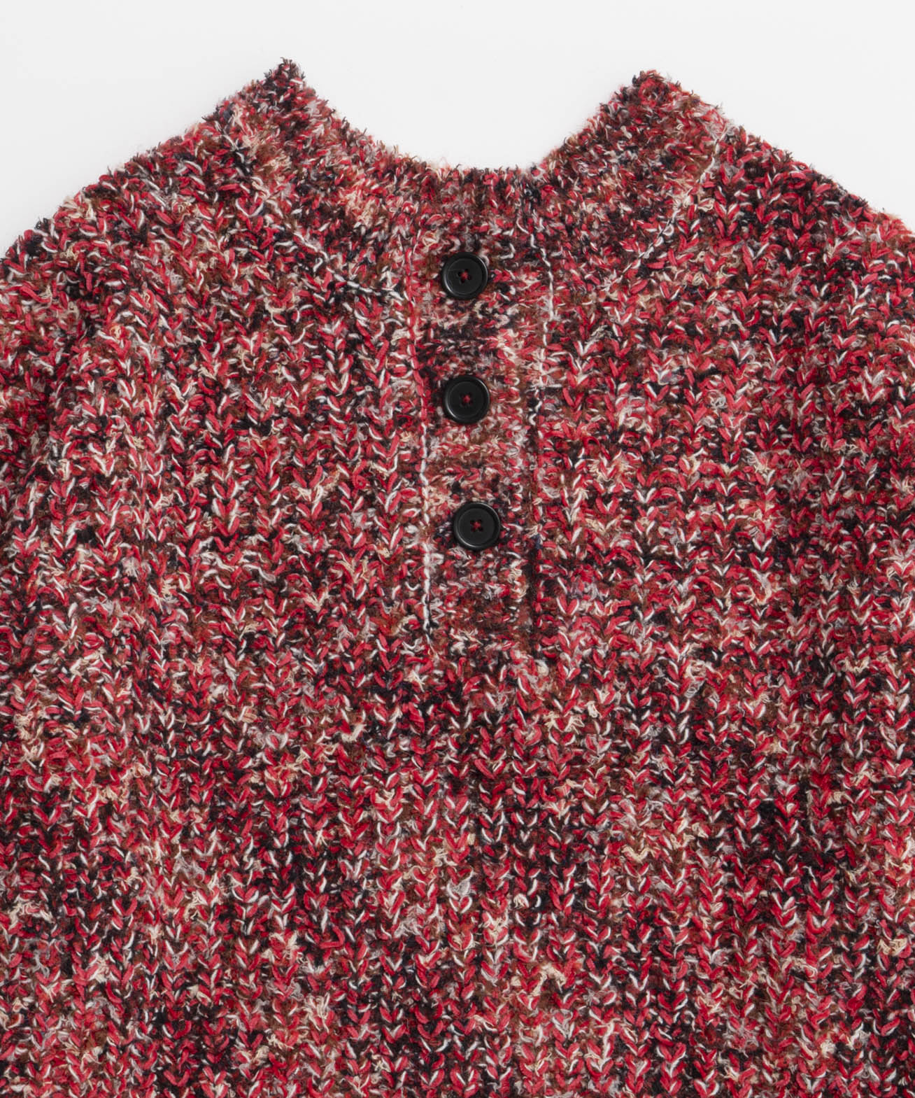 [25周期预订] 2向颈部混合针织套头衫