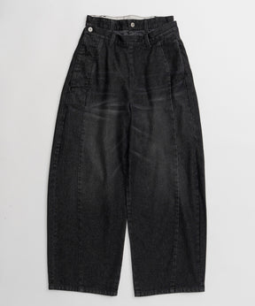 【26AUTUMN PRE-ORDER】2WAY Turn-Back Denim