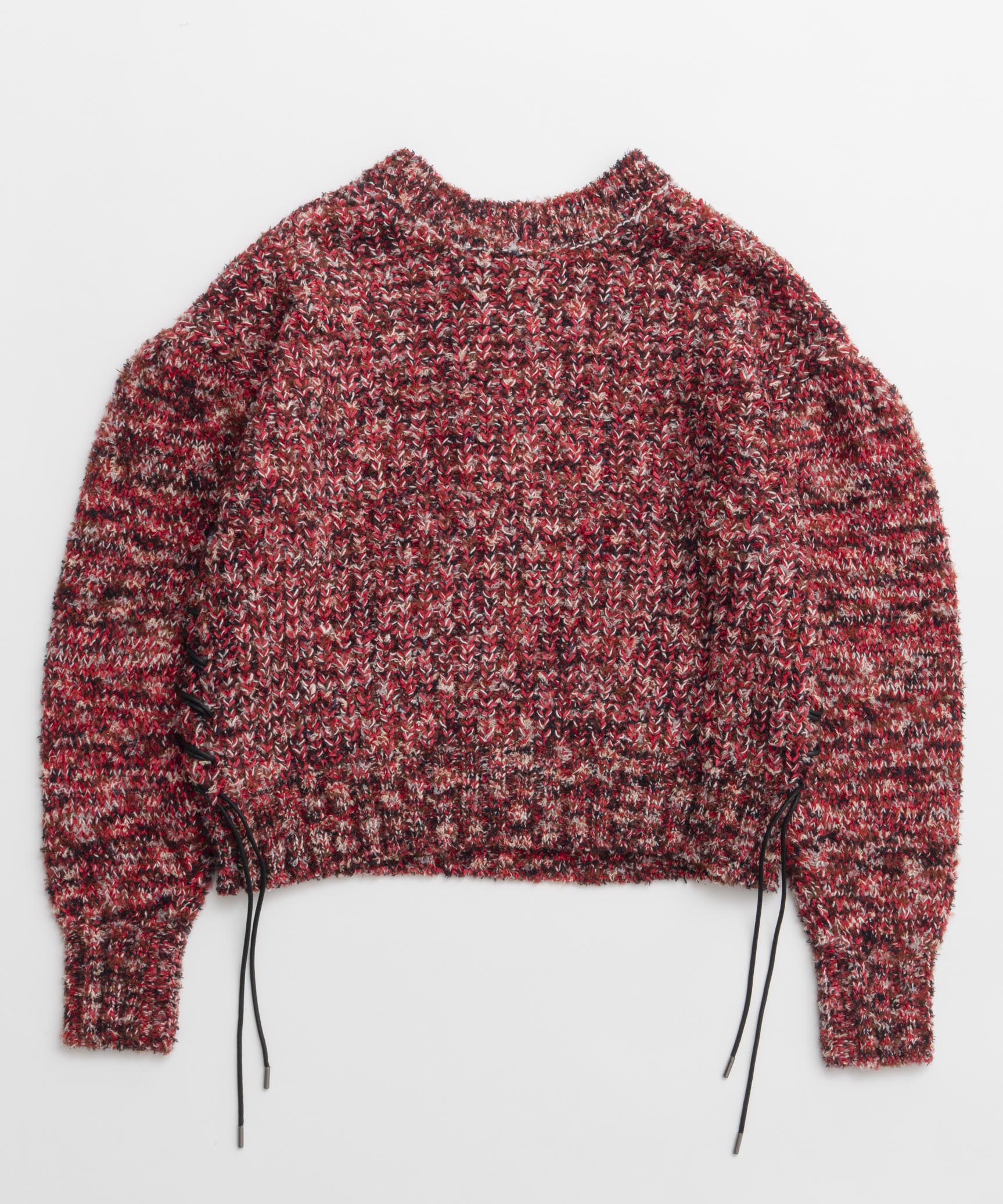 [25周期预订] 2向颈部混合针织套头衫