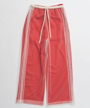 【26AUTUMN PRE-ORDER】Tulle Side Line Jersey Pants