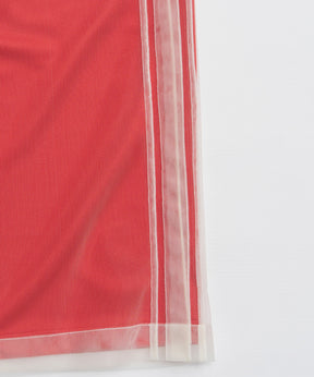 【26AUTUMN PRE-ORDER】Tulle Side Line Jersey Pants