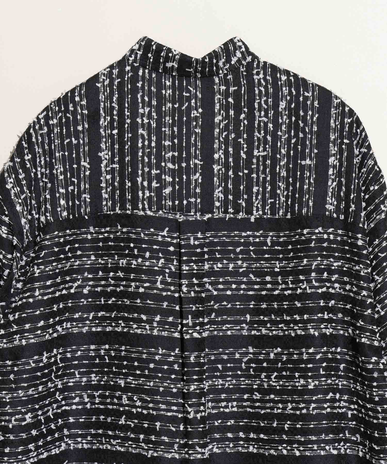 Prime-Over Nep Jacquard Shirt Coat