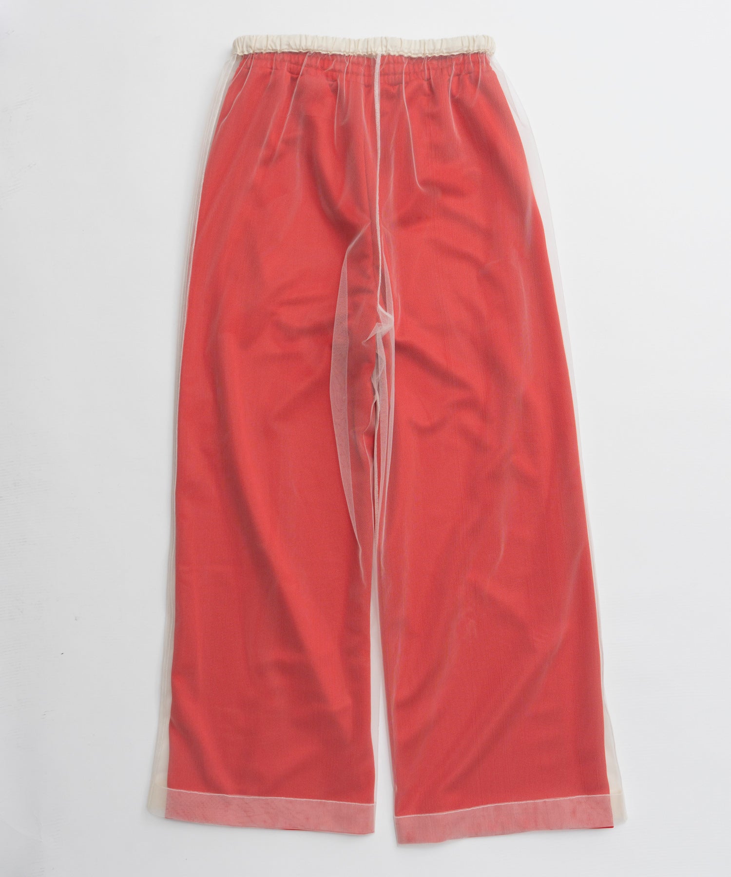 【26AUTUMN PRE-ORDER】Tulle Side Line Jersey Pants