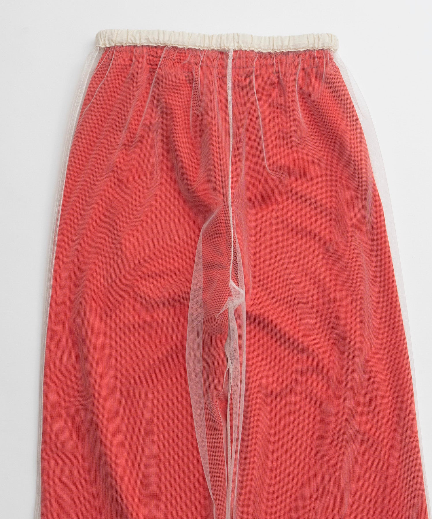 【26AUTUMN PRE-ORDER】Tulle Side Line Jersey Pants
