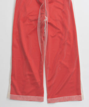 【26AUTUMN PRE-ORDER】Tulle Side Line Jersey Pants