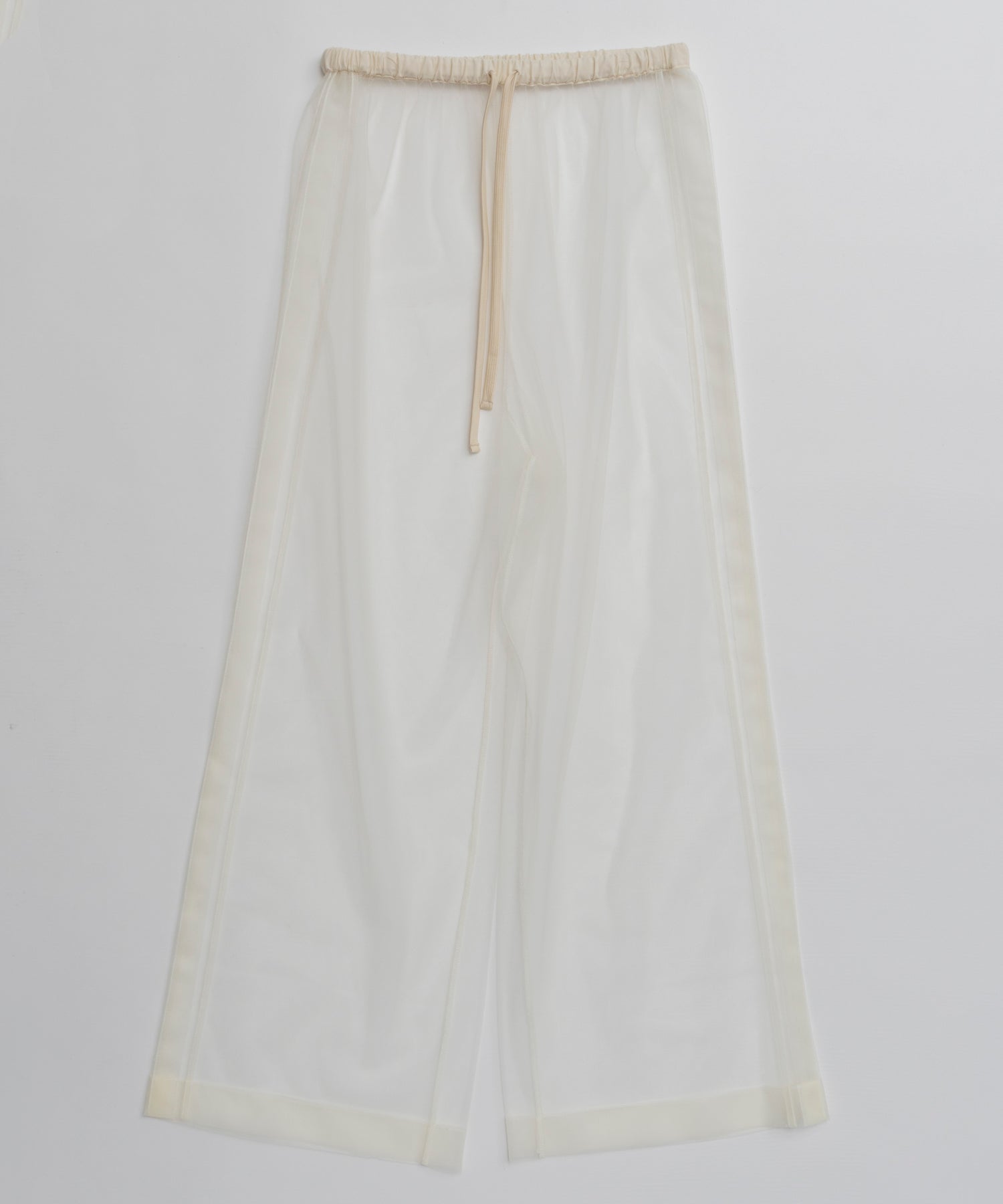 【26AUTUMN PRE-ORDER】Tulle Side Line Jersey Pants