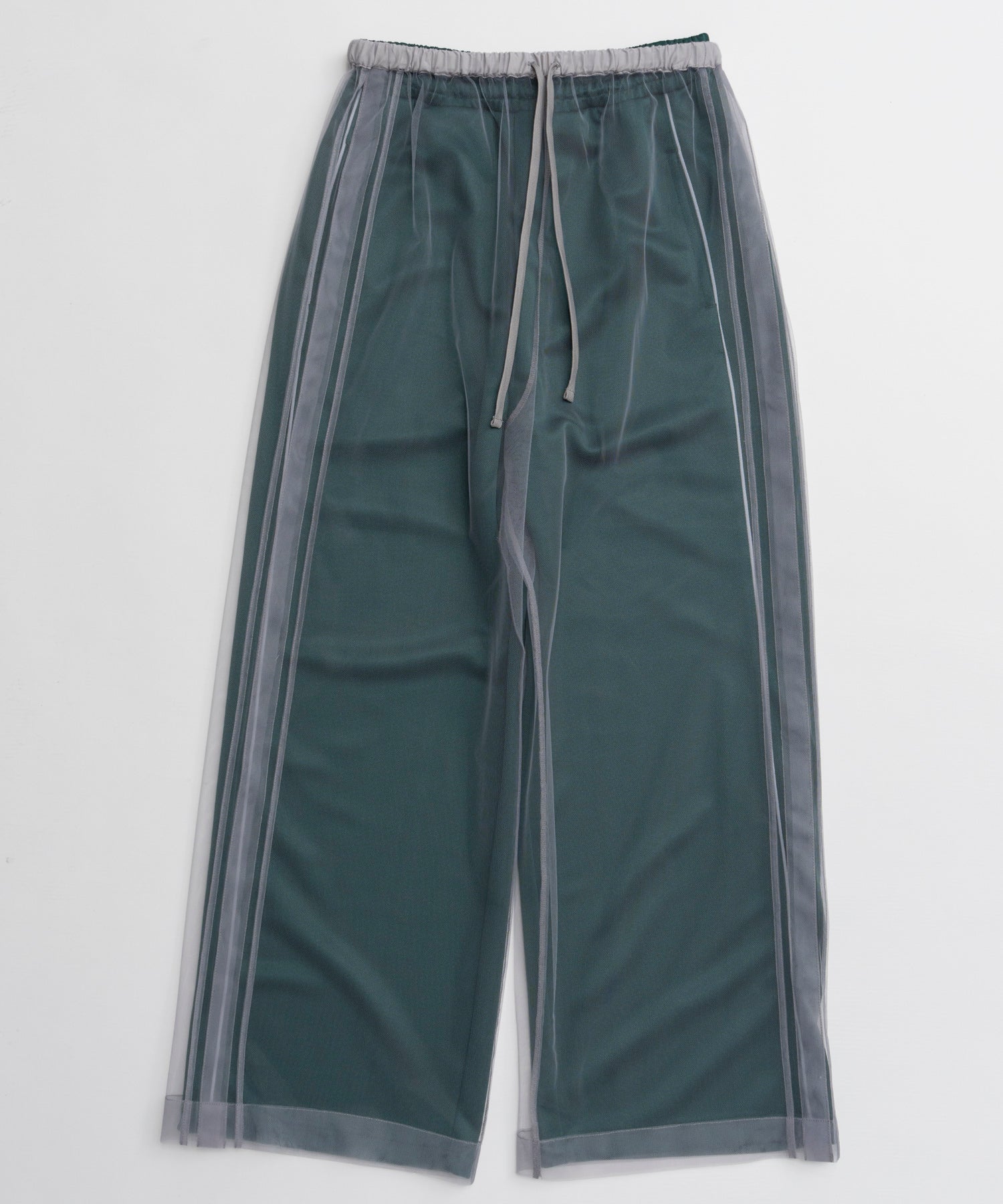 【26AUTUMN PRE-ORDER】Tulle Side Line Jersey Pants