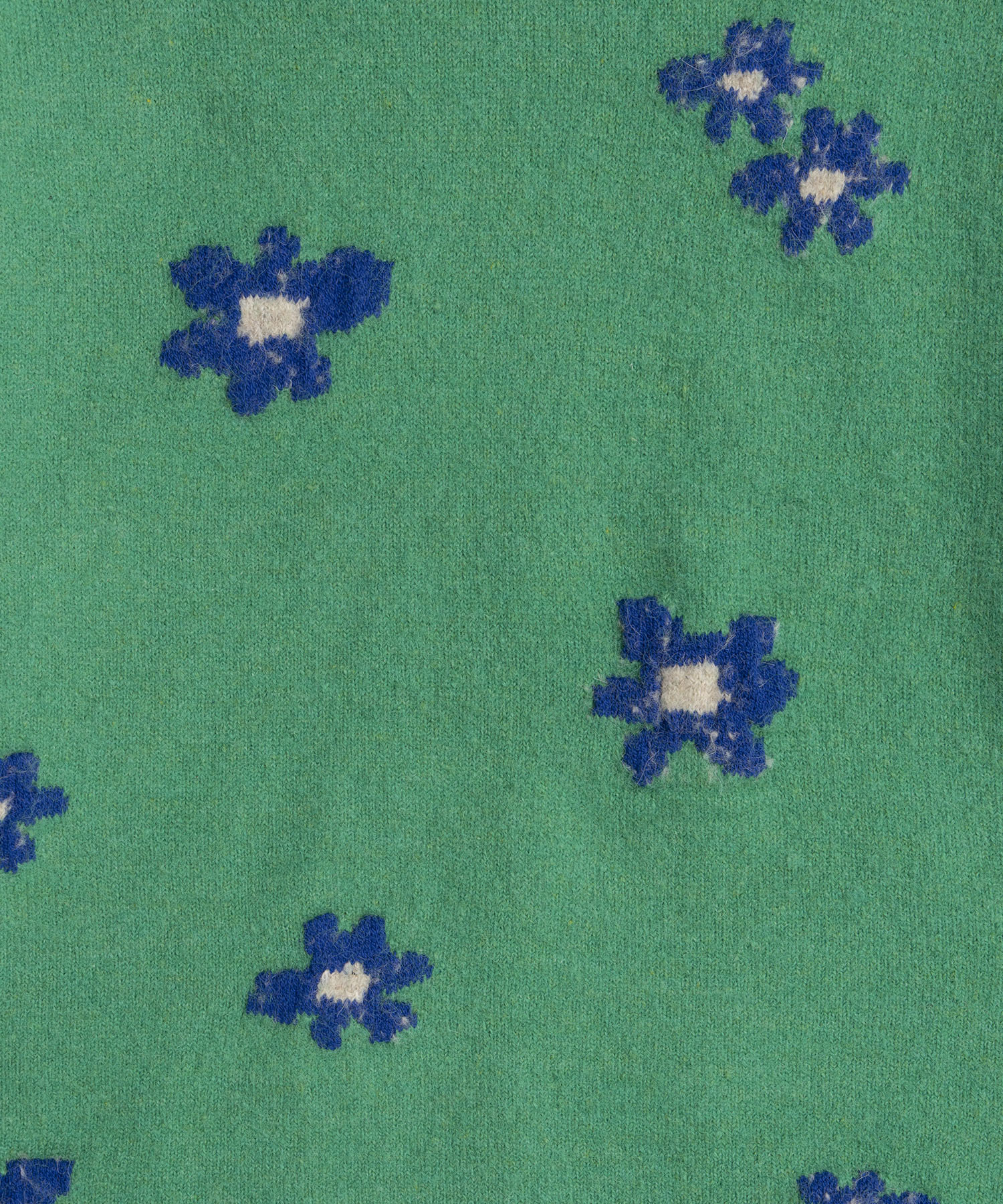 Many Flower Knit Pullover