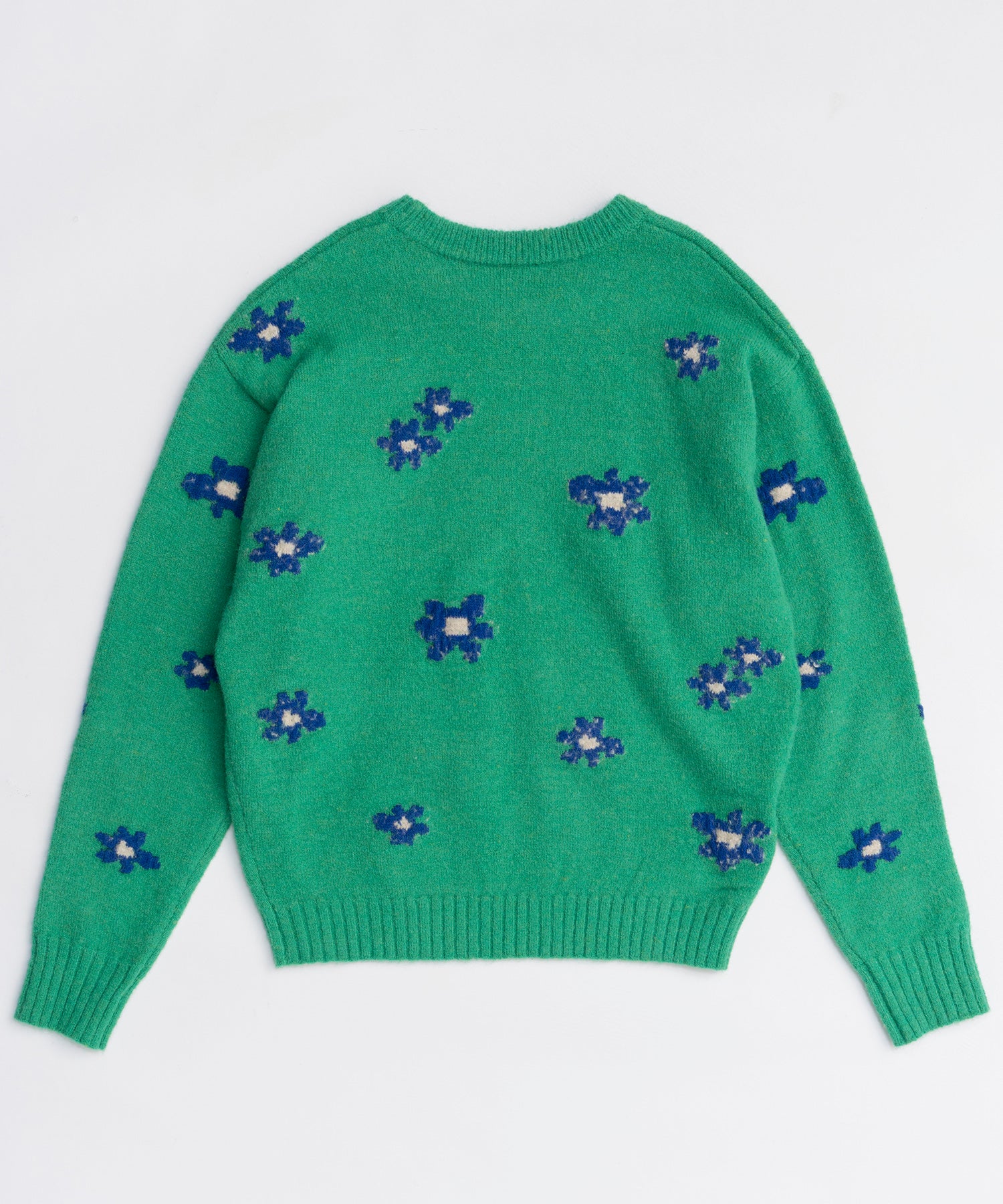 Many Flower Knit Pullover