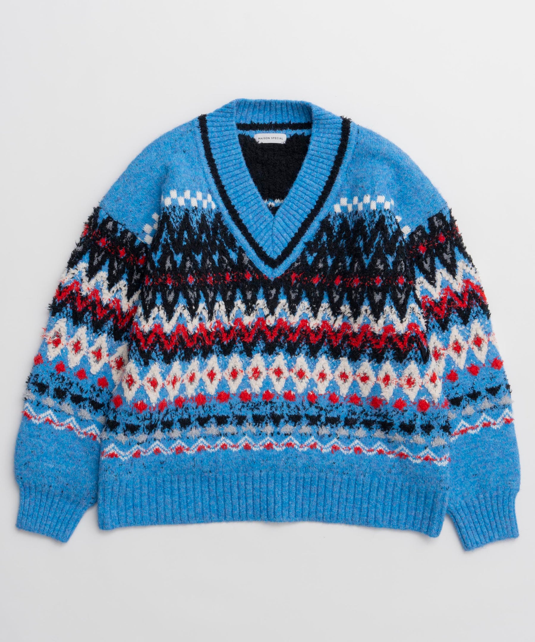 [25周期预订] Mokemoke Argyle针织套头衫