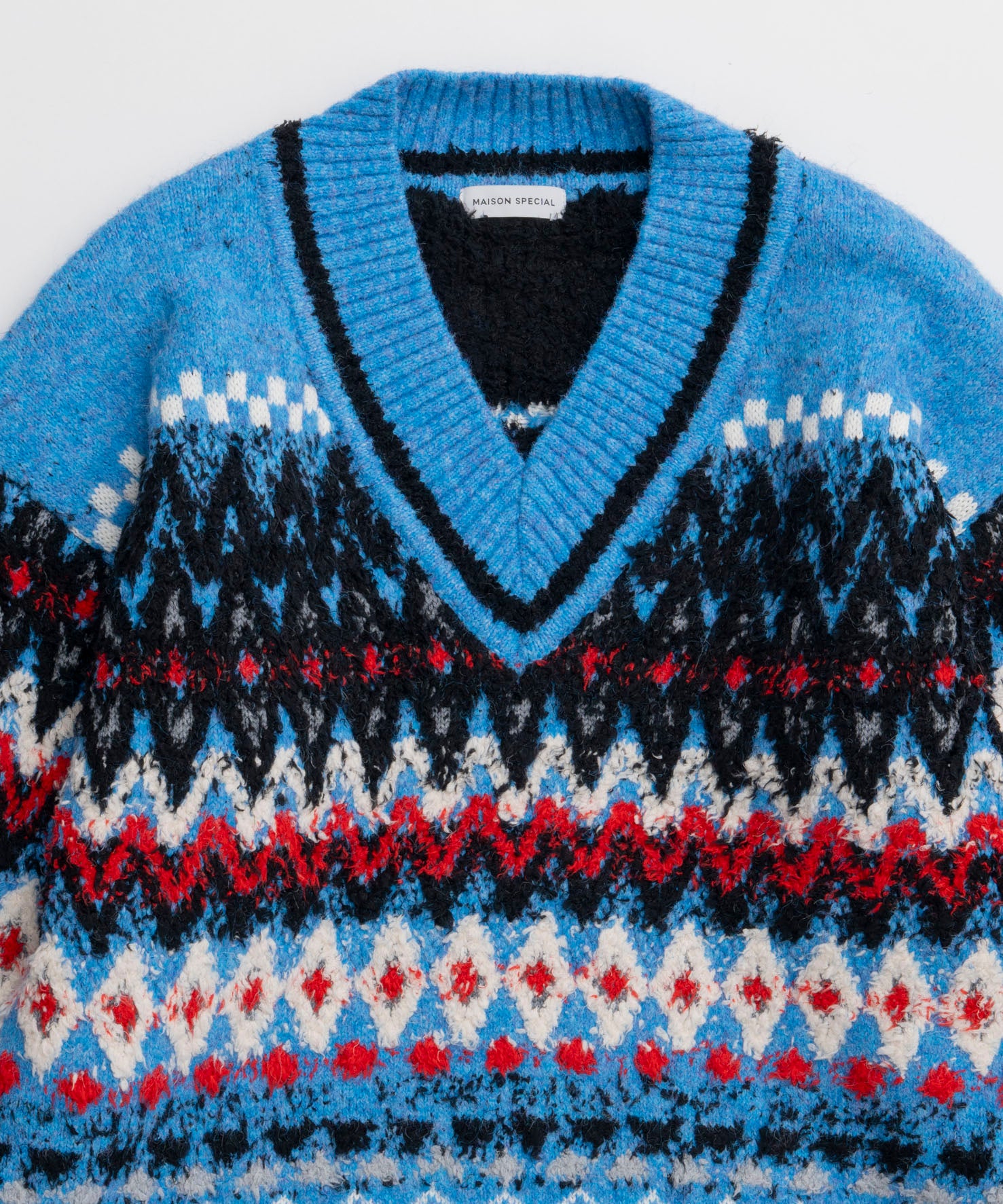 [25周期预订] Mokemoke Argyle针织套头衫