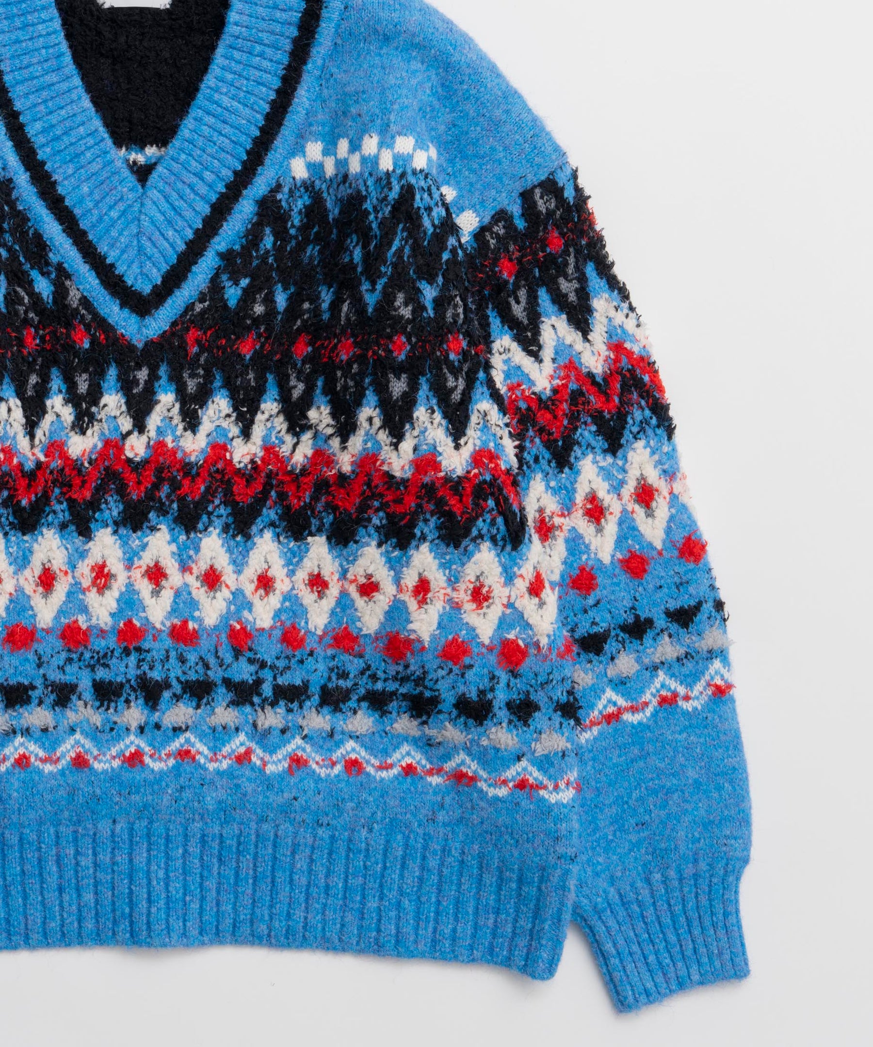 [25周期预订] Mokemoke Argyle针织套头衫