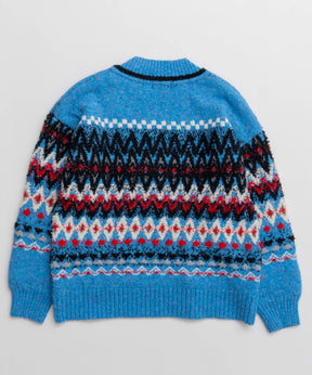 [25周期预订] Mokemoke Argyle针织套头衫