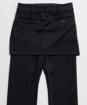 【26AUTUMN PRE-ORDER】Skirt Layered Pants
