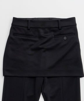 【26AUTUMN PRE-ORDER】Skirt Layered Pants