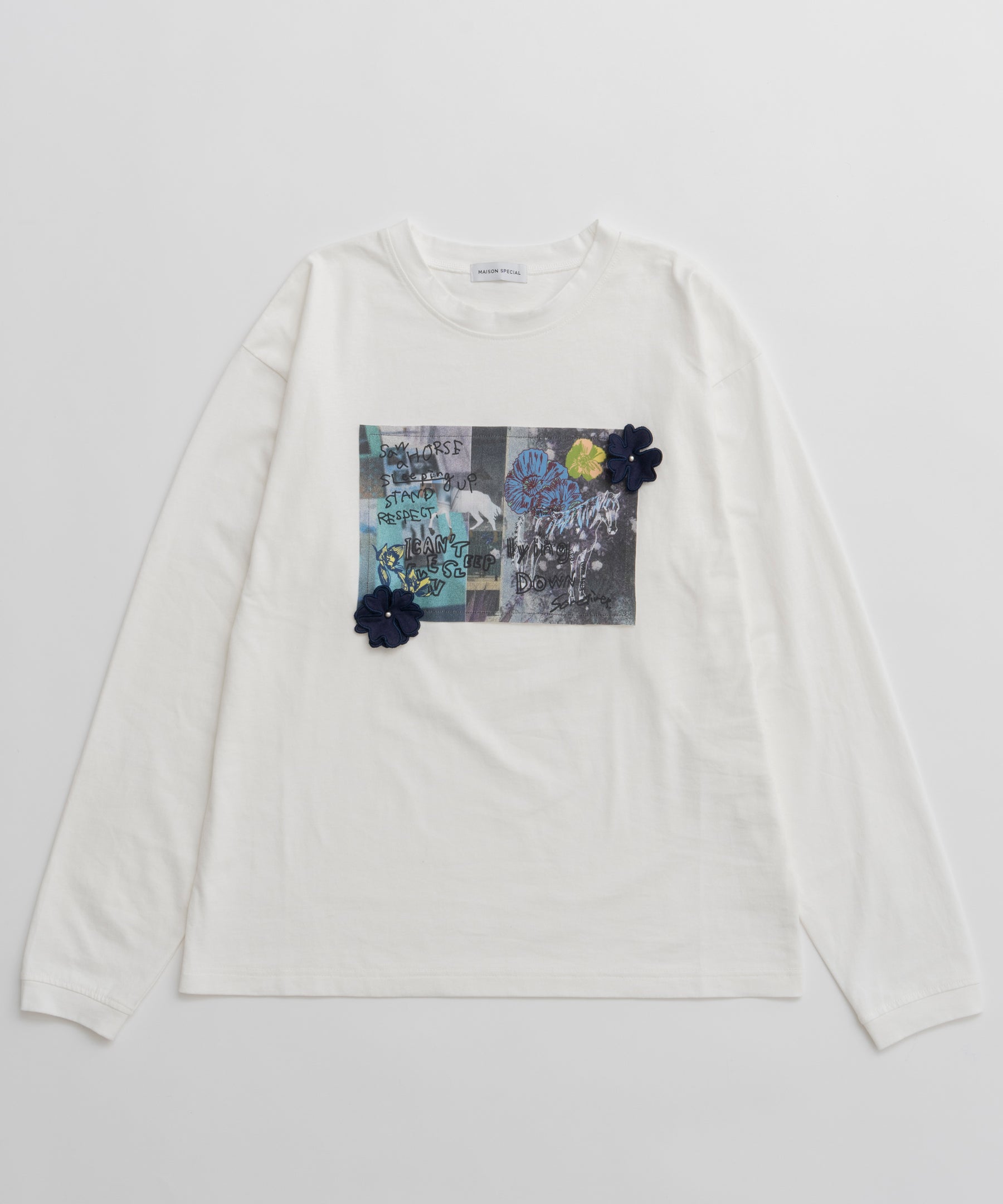Garden Flower Photo Print Long Sleeve Tee