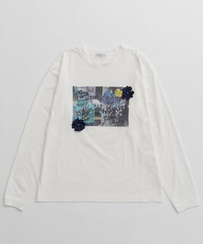 Garden Flower Photo Print Long Sleeve Tee