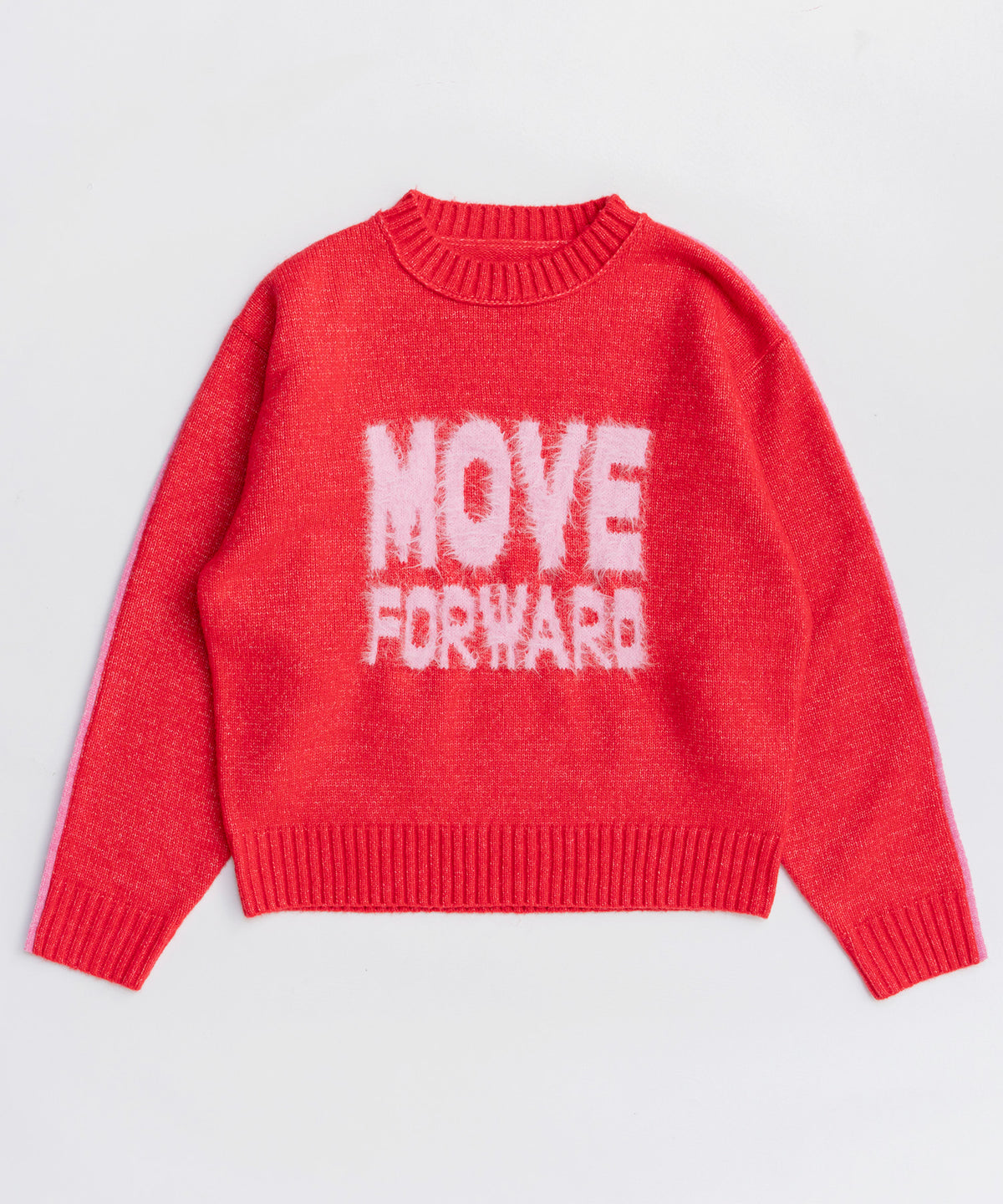 MOVE FORWARD logo knit