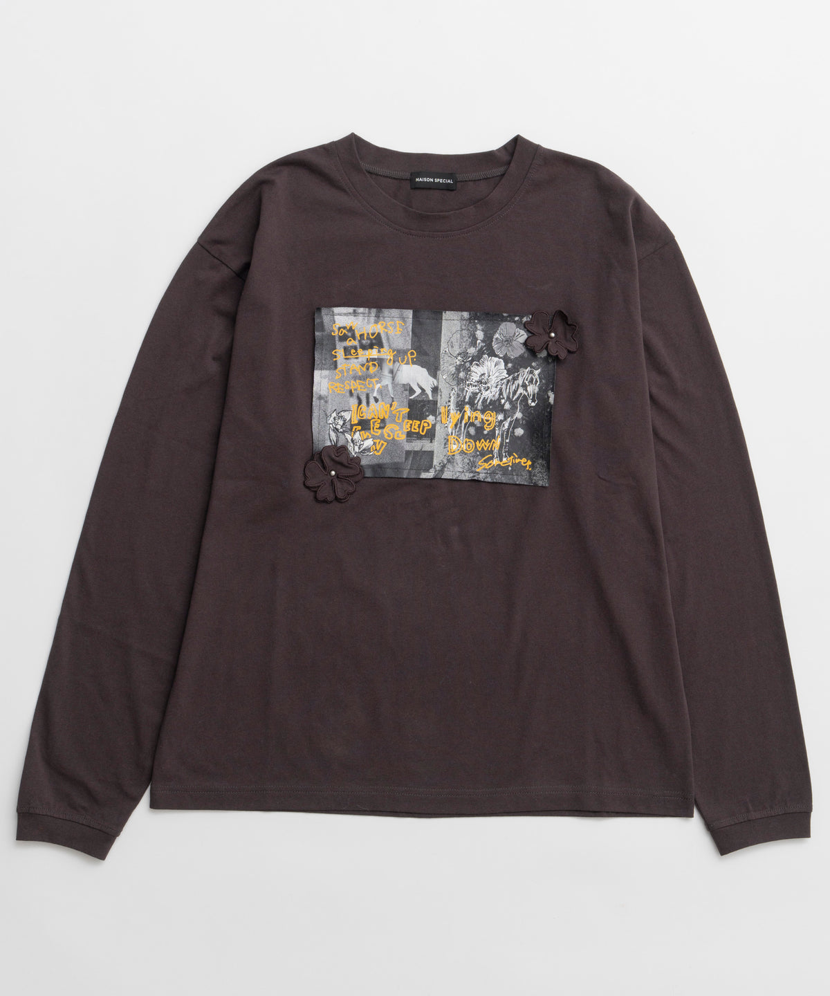 Garden Flower Photo Print Long Sleeve Tee