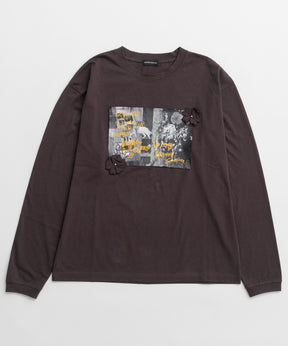 Garden Flower Photo Print Long Sleeve Tee