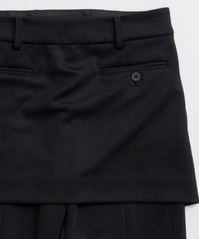 【26AUTUMN PRE-ORDER】Skirt Layered Pants