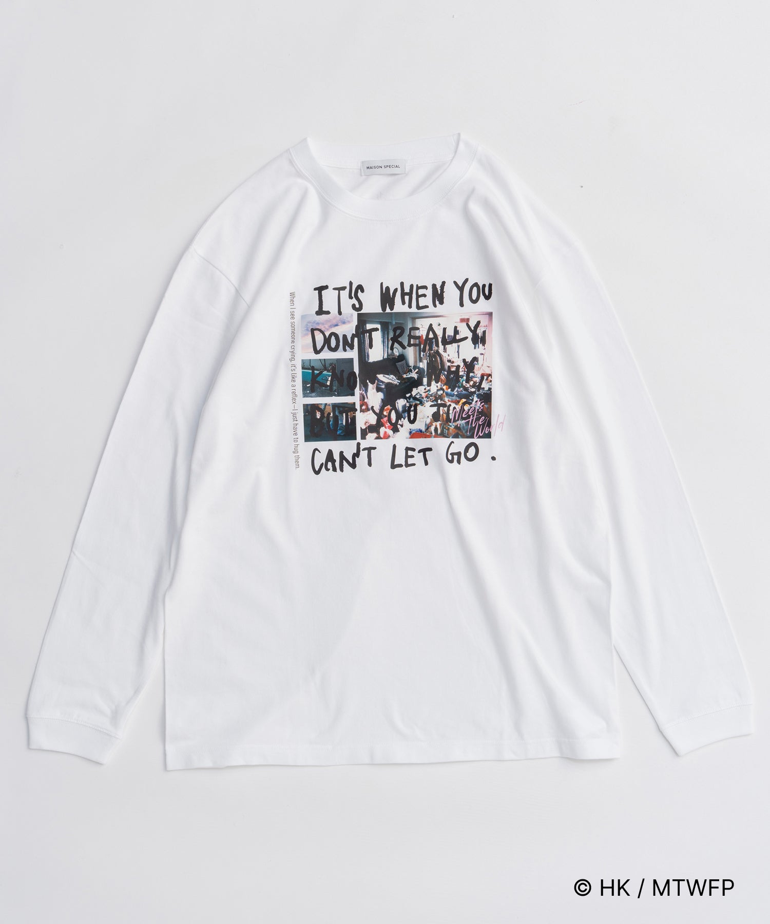 【Meets The World】Collaboration  Photo Print Long Sleeve Tee