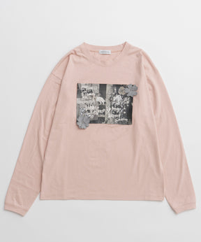 Garden Flower Photo Print Long Sleeve Tee
