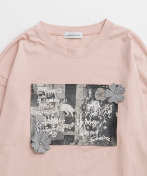 Garden Flower Photo Print Long Sleeve Tee