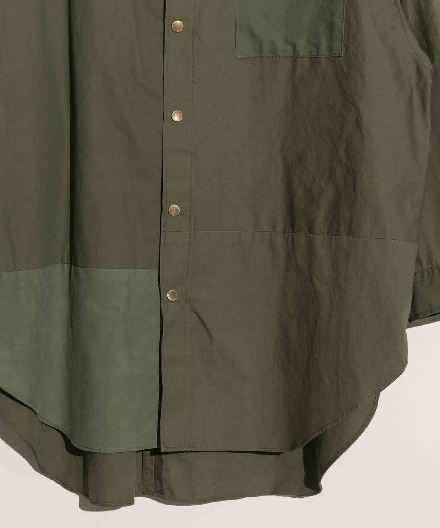 Prime-Over Patchwork Vintage Clothes Shirt Coat