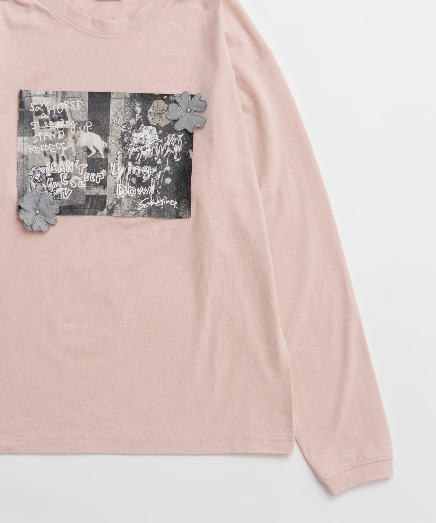 Garden Flower Photo Print Long Sleeve Tee