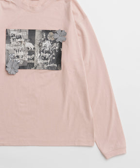 Garden Flower Photo Print Long Sleeve Tee