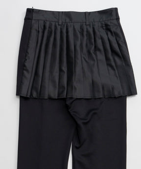 【26AUTUMN PRE-ORDER】Skirt Layered Pants