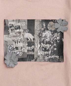 Garden Flower Photo Print Long Sleeve Tee