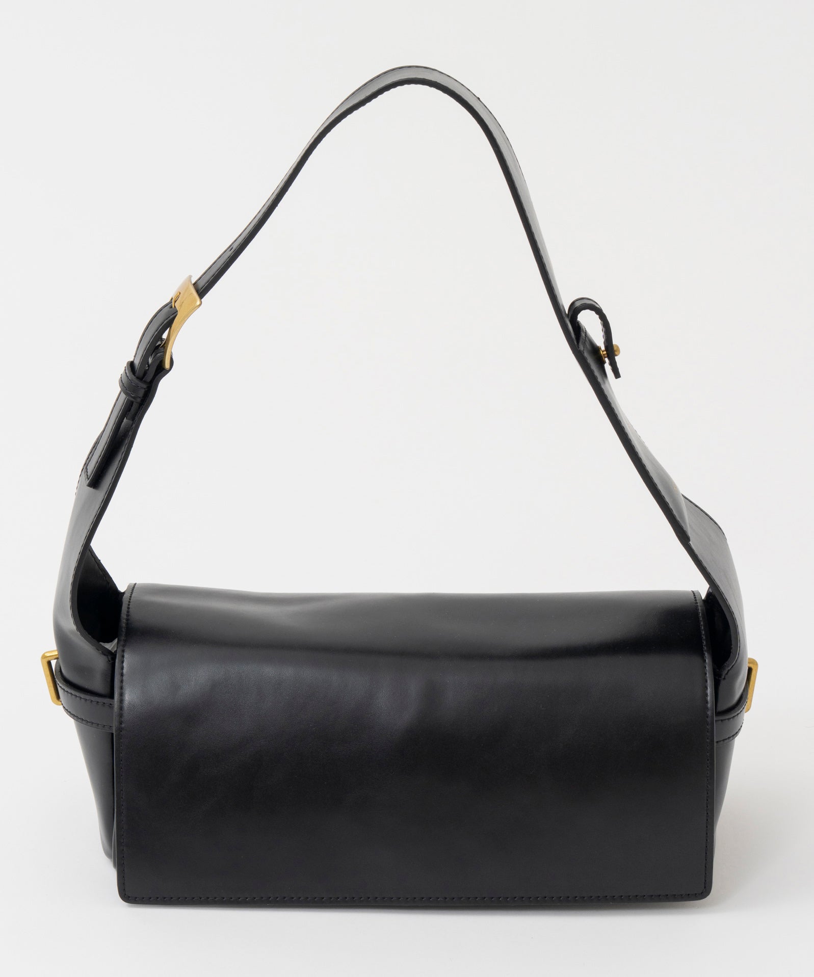 【OPEN YY】Leather BELTING DUFFLE BAG