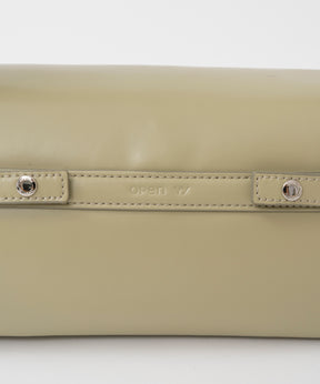 【OPEN YY】Leather BELTING DUFFLE BAG