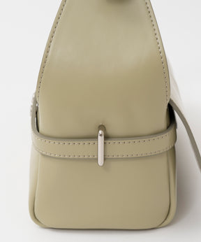 【OPEN YY】Leather BELTING DUFFLE BAG