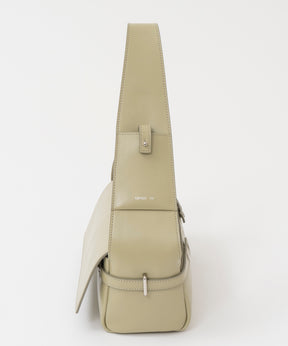 【OPEN YY】Leather BELTING DUFFLE BAG
