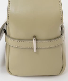 【OPEN YY】Leather BELTING DUFFLE BAG