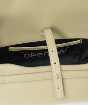【OPEN YY】Leather BELTING DUFFLE BAG