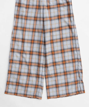 【25SPRING PRE-ORDER】Plaid Pattern Easy Pants