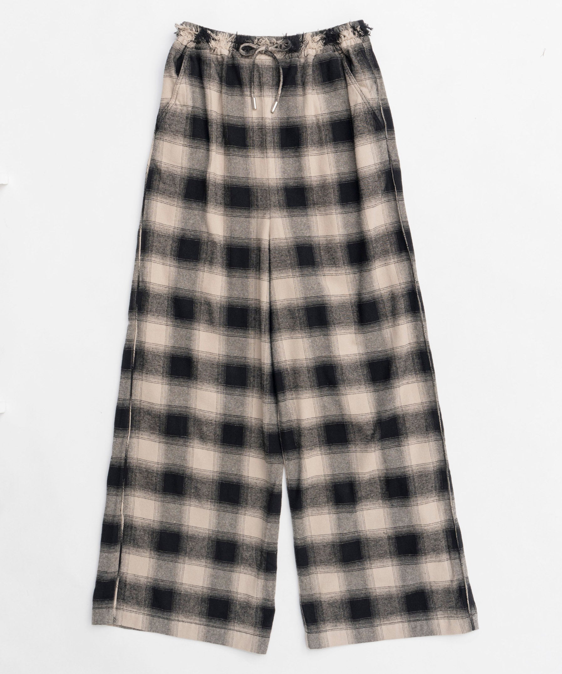 【25SPRING PRE-ORDER】Plaid Pattern Easy Pants